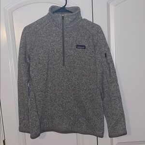 Patagonia Gray Better Sweater Quarter-Zip Sweatshirt